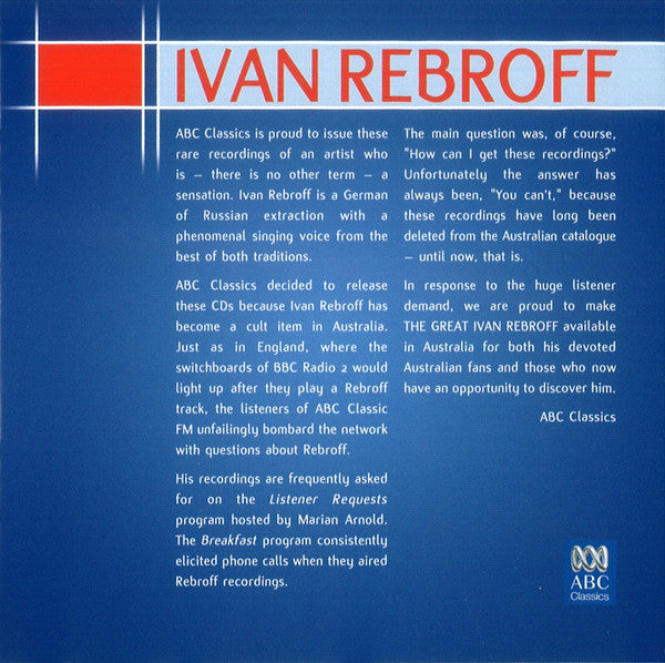 Ivan Rebroff : The Great Ivan Rebroff (2xCD)