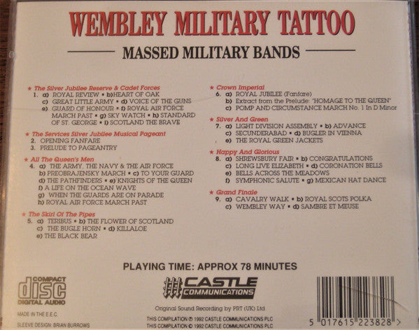 Massed Military Bands : Wembley Military Tattoo (CD, Album)