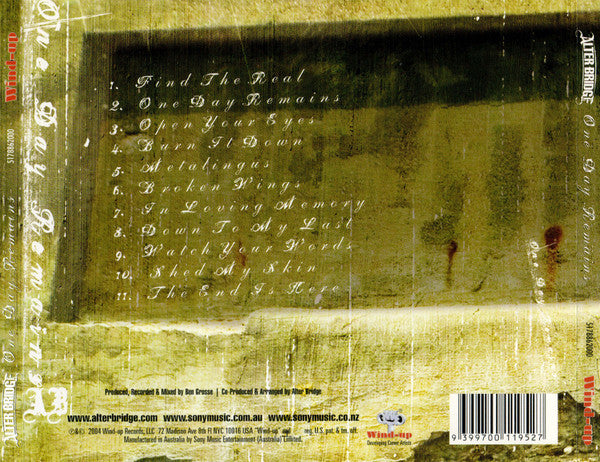Alter Bridge : One Day Remains (CD, Album)