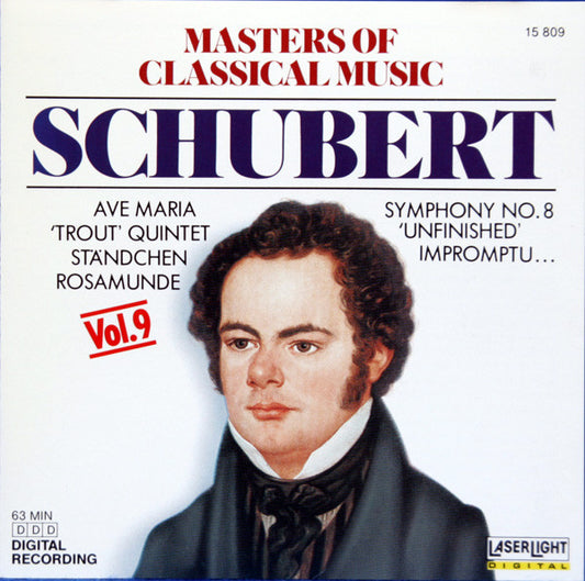 Schubert* : Masters Of Classical Music Vol.9 Schubert (CD, Comp)