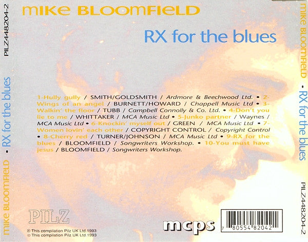 Mike Bloomfield : RX For The Blues (CD)