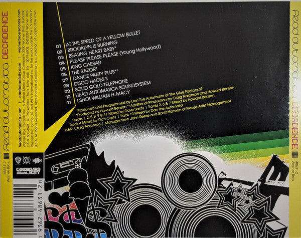 Head Automatica : Decadence (CD, Album)