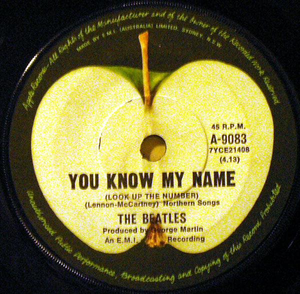 The Beatles : Let It Be (7", Mono)