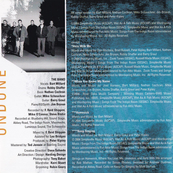 MercyMe : Undone (CD, Album)