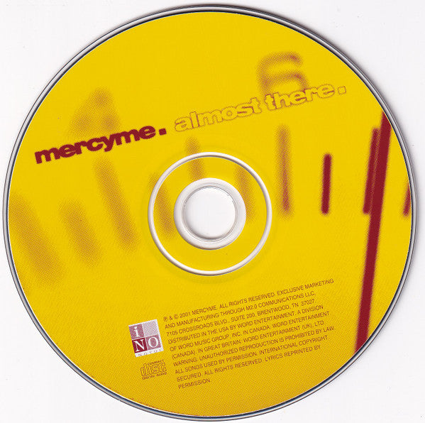 MercyMe : Almost There (CD, Album)