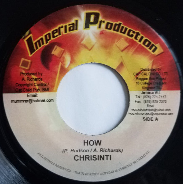 Chrisinti / Many More (2) : How / So Rough (7")