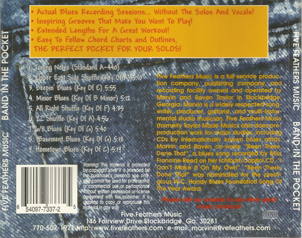 Marvin Taylor (3) : Band In The Pocket (CD, Album, RP)