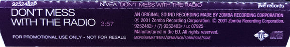 Nivea : Don't Mess With The Radio (CD, Single, Promo)