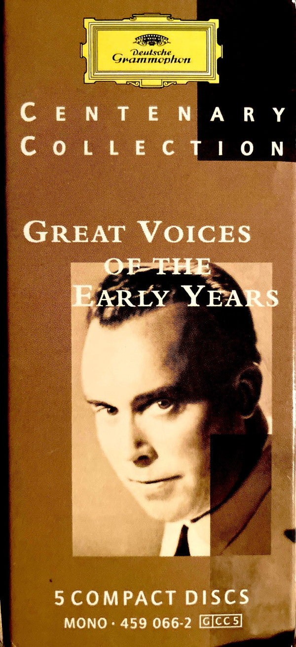 Various : Great Voices Of The Early Years (5xCD, Comp, Mono, RM + Box)