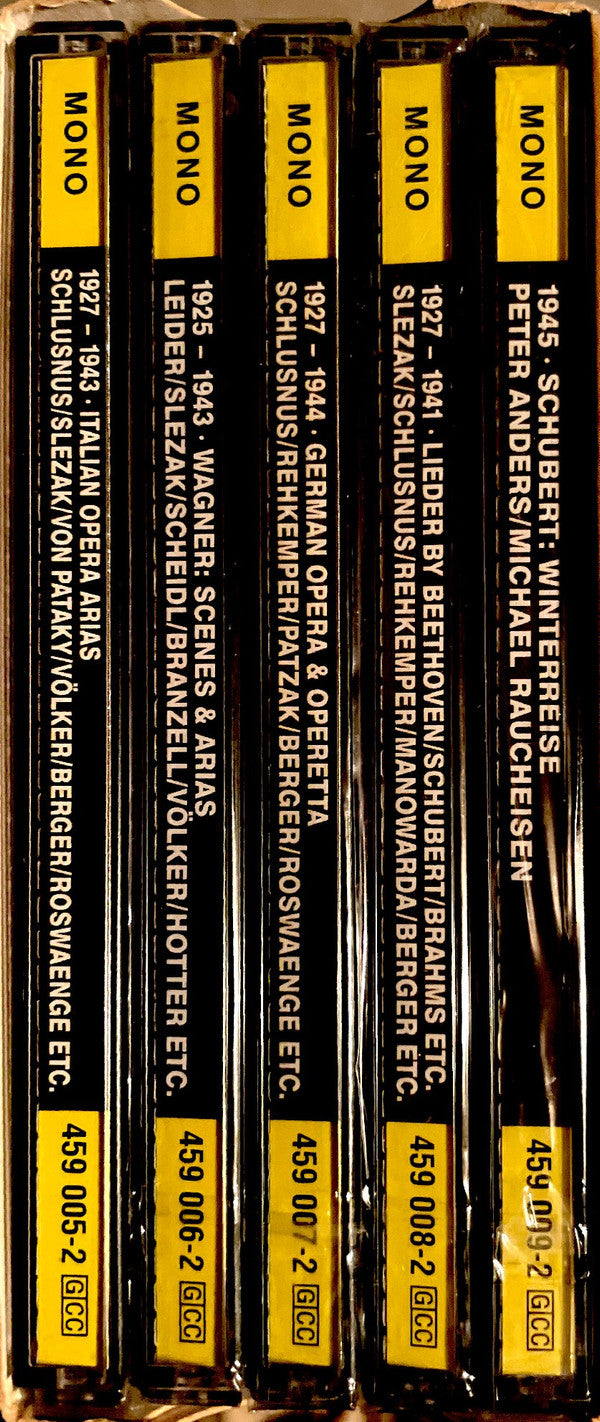 Various : Great Voices Of The Early Years (5xCD, Comp, Mono, RM + Box)