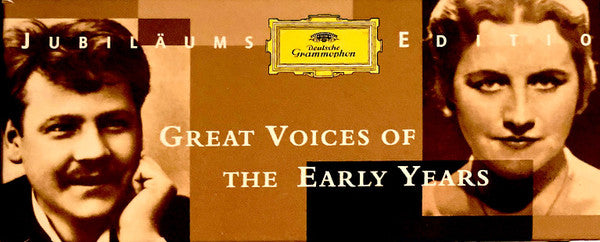Various : Great Voices Of The Early Years (5xCD, Comp, Mono, RM + Box)
