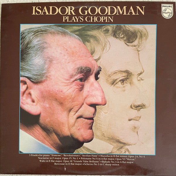 Frédéric Chopin, Isador Goodman : Isador Goodman Plays Chopin (LP, Album, Red)
