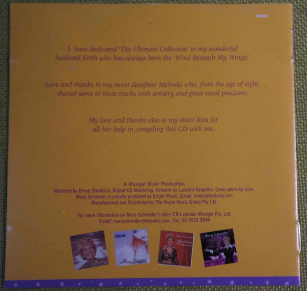 Mary Schneider (2) : The Ultimate Collection (CD, Comp)