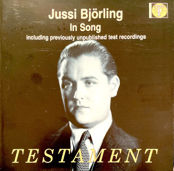 Jussi Björling : In Song / Including Previously Unpublished Test Recording  (CD, Comp, Mono, RM)