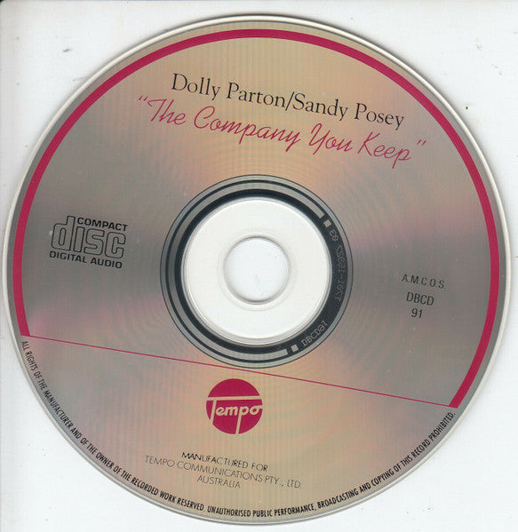 Dolly Parton & Sandy Posey : The Company You Keep (CD, Comp)