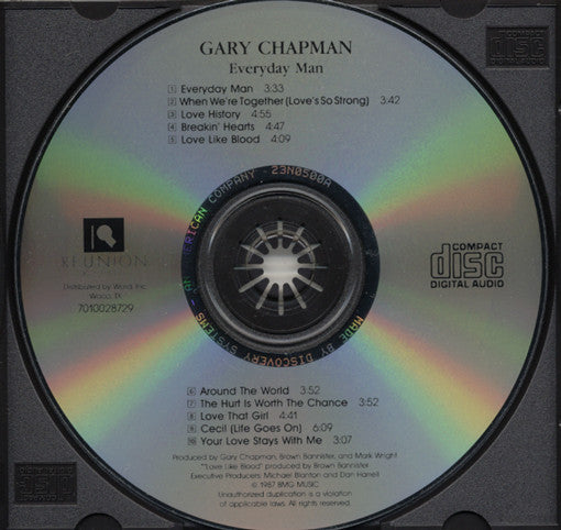 Gary Chapman : Everyday Man (CD, Album)