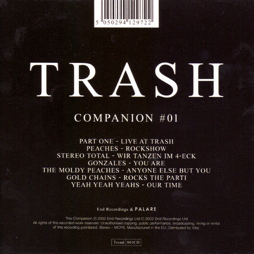 Various : Trash Companion #01 (CD, Comp)