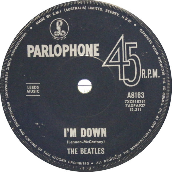 The Beatles : Help! (7")