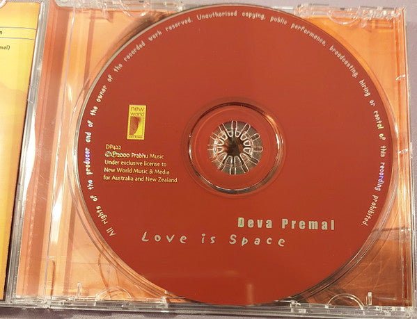 Deva Premal : Love Is Space (CD, Album)