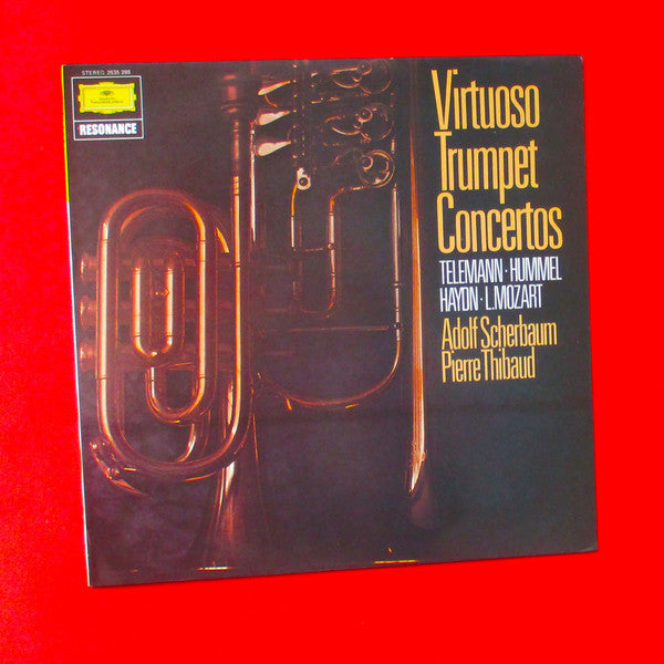 Telemann*, Hummel*, L. Mozart*, Haydn*, Adolf Scherbaum, Pierre Thibaud : Virtuose Trompeten Konzerte (LP, Comp)