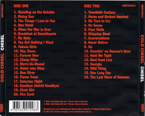 Cold Chisel : Chisel (2xCD, Comp, Ltd, RM)
