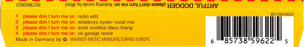 Artful Dodger Featuring Vocals By Lifford : Please Don't Turn Me On (CD, Single)