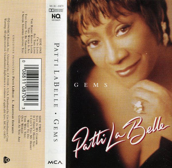 Patti LaBelle : Gems (Cass, Album)