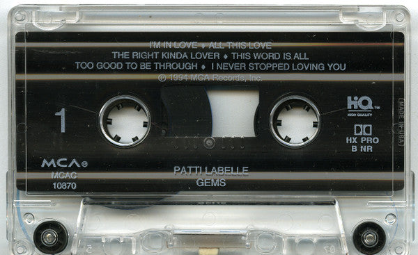 Patti LaBelle : Gems (Cass, Album)