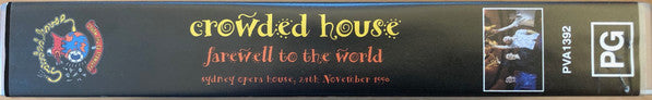 Crowded House : Farewell To The World, 24th November 1996 (VHS, Album, PAL)