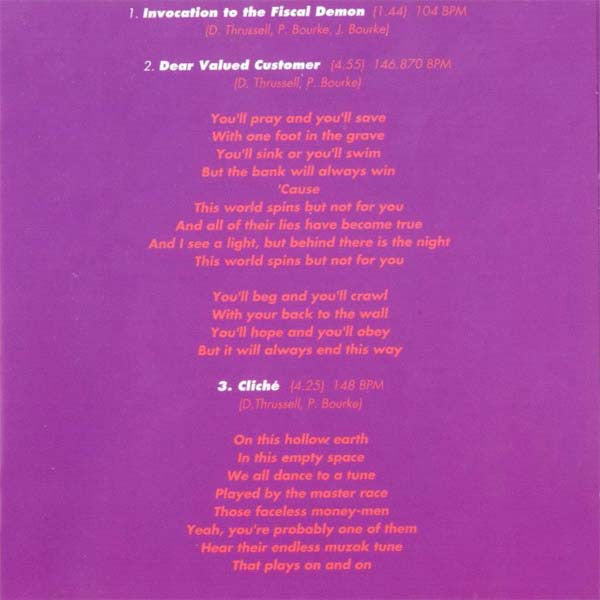 Snog : Dear Valued Customer (CD, Album + CD, Comp, Ltd)
