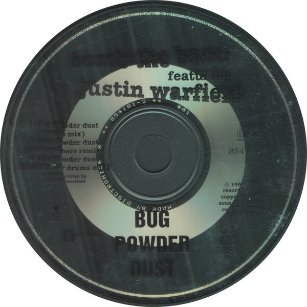 Bomb The Bass Featuring Justin Warfield : Bug Powder Dust (CD, Single, Car)