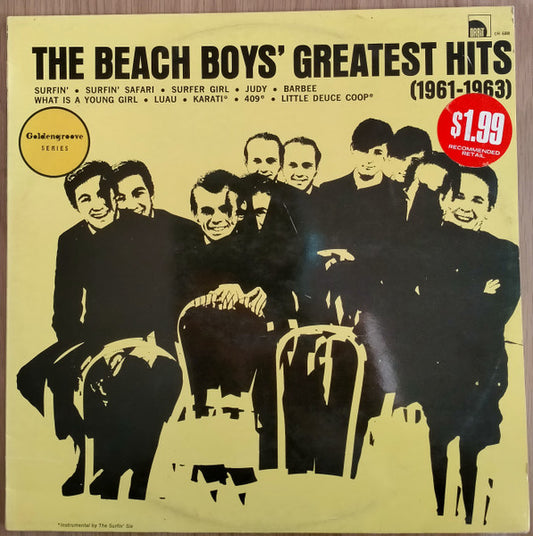 The Beach Boys : The Beach Boys' Greatest Hits (1961-1963) (LP, Comp)