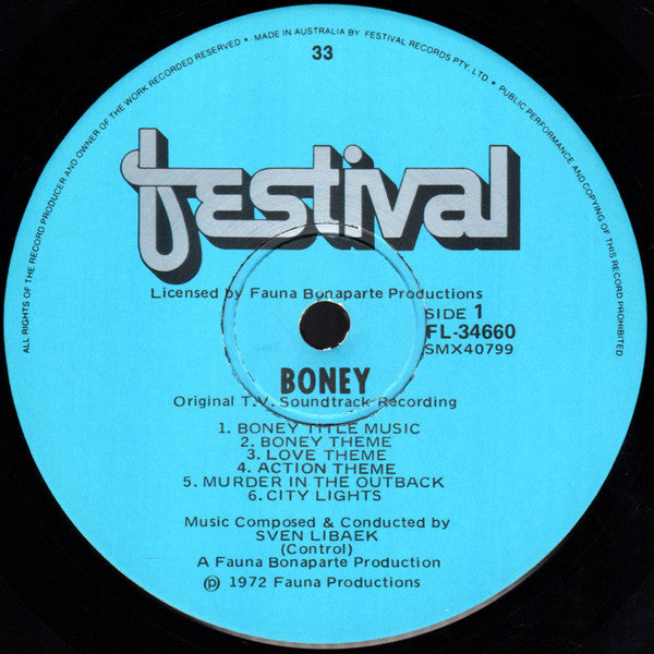 Sven Libaek : Boney (Original T.V. Soundtrack Recording) (LP, Album)