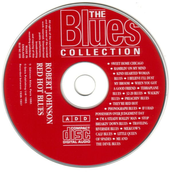 Robert Johnson : Red Hot Blues (CD, Comp, RM)