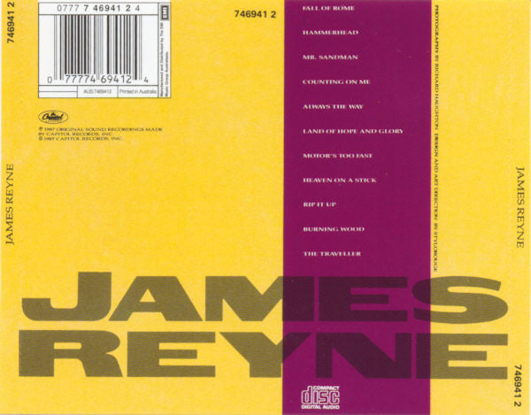 James Reyne : James Reyne (CD, Album, RE)