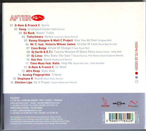 Various : After FG - Volume 1 (CD, Comp, Mixed, Dig)