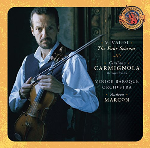 Vivaldi*, Locatelli*, Giuliano Carmignola, Venice Baroque Orchestra, Andrea Marcon : The Four Seasons • L'Arte Del Violino, Op. 3 - Concertos No. 10 And 11 (CD, Album, Comp)