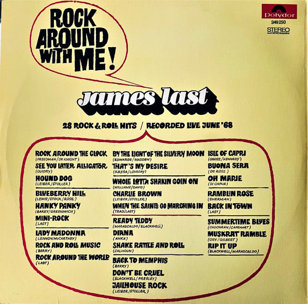 James Last : Rock Around With Me! (LP, Album, Pub)