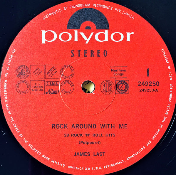 James Last : Rock Around With Me! (LP, Album, Pub)