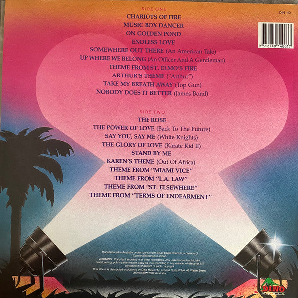 Various : The Great Piano Hits Of Hollywood (LP)