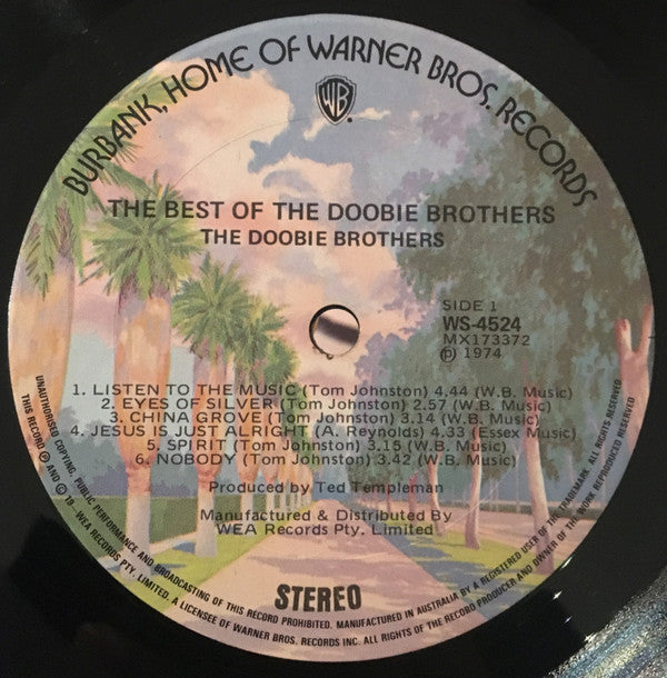 The Doobie Brothers : "Listen To The Music" - The Best Of The Doobie Brothers (LP, Comp)