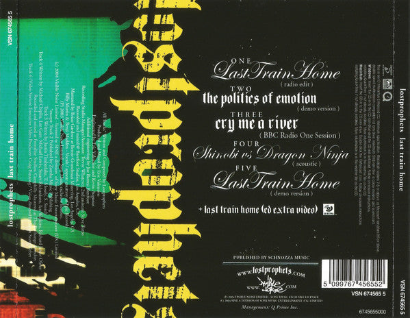 Lostprophets : Last Train Home (CD, EP, Enh)
