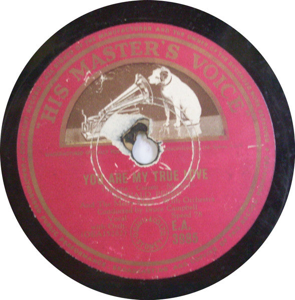 Donald Peers And The Merry Macs : You Are My True Love / Mockin' Bird Hill (Shellac, 10")
