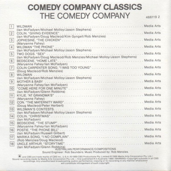 The Comedy Company : Comedy Company Classics (CD, Album)