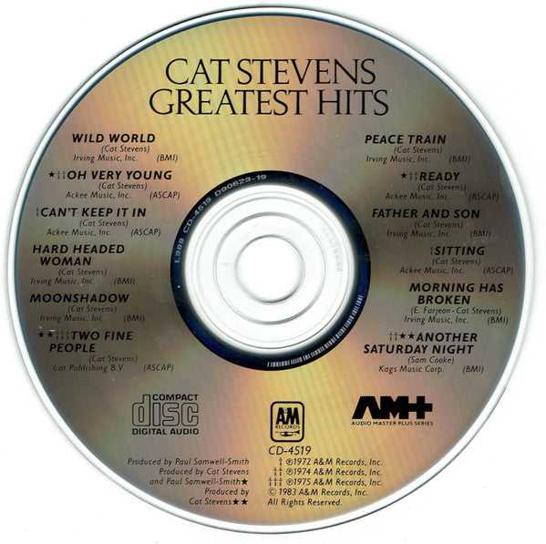 Cat Stevens : Greatest Hits (CD, Comp, RE, RP)