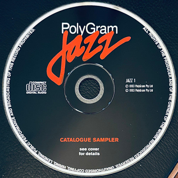 Various : PolyGram Jazz Catalogue Sampler (CD, Comp, Promo, Smplr)