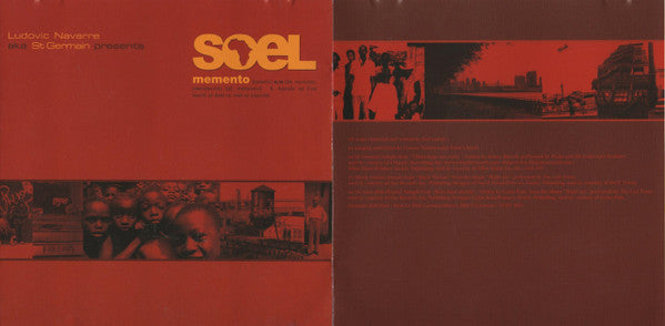 Ludovic Navarre AKA St Germain Presents Soel : Memento (CD, Album)
