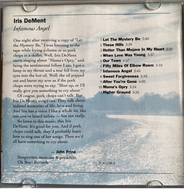 Iris DeMent : Infamous Angel (CD, Album, RP)