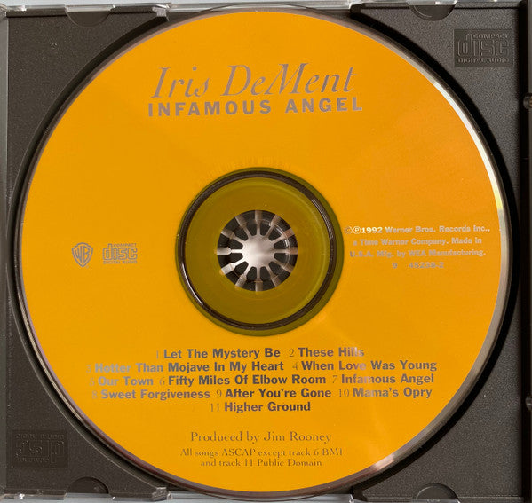 Iris DeMent : Infamous Angel (CD, Album, RP)
