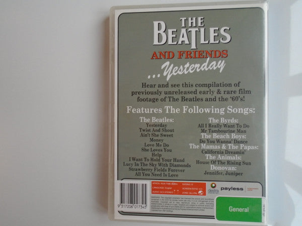 Various : The Beatles And Friends...Yesterday (DVD-V, PAL)